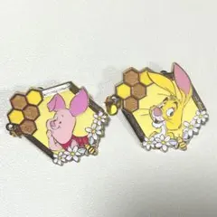 くまのプーさん シークレットピンズ ピグレット ラビット 2個セットのサムネイル