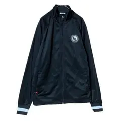 ★FILA GOLF★ゴルフウェア ジップアップジャージ 通気性◎ ロゴ刺繍 黒