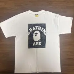 A BATHING APE Tシャツ　ホワイト　L 蓄光のサムネイル