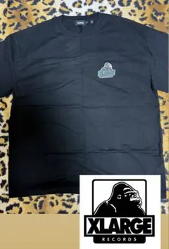 XLARGE ブラック Tシャツ ゴリラロゴ