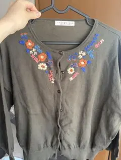 CHILD WOMAN selection 花柄刺繍カーディガンのサムネイル