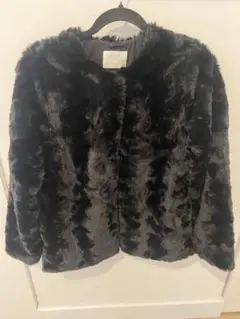 ZARA ファー 素材コート 13-14(164cm)