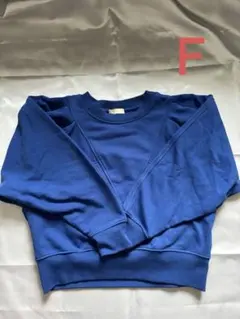 earth music&ecology ショート丈 スウェット 青 ブルー