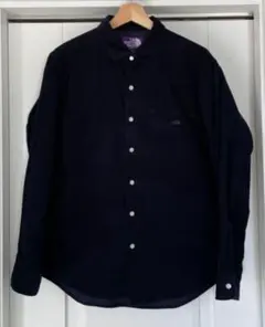 THE NORTH FACE ネイビー 長袖シャツ M