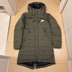 美品 NIKE ダウンフィルコート Sサイズ 緑 グリーン カーキ