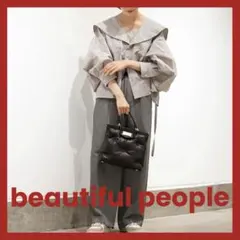 6.8万↑beautiful peopleダブルエンドセーラーブラウス34のサムネイル