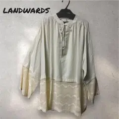 【新品】LANDWARDS ブラウス　オフホワイト　長袖