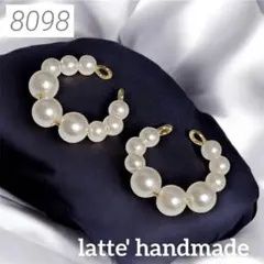★在庫処分★8098♡イヤーカフ ２個セット シンプル パールビーズ♡
