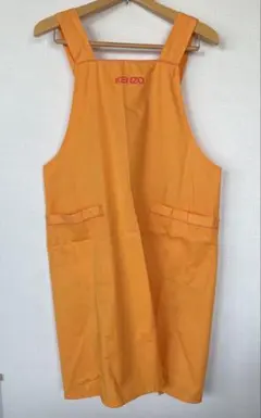 KENZO　エプロン　オレンジ