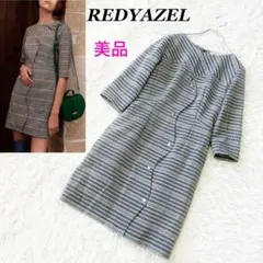 レディアゼル REDYAZEL チェック柄フロントスカラップミニワンピース