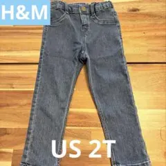 ●H&M● スキニーデニムパンツ 92cm(US 2T)