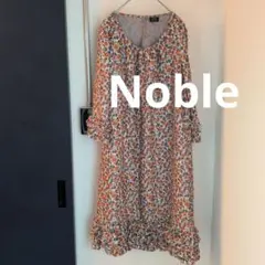 noble トレンド　薔薇　バラ柄　花柄　フリル　ワンピース　チュニックのサムネイル