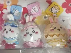 新品未使用　そろそろイースターなマスコット　ちいかわ　うさぎ　ハチワレ