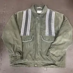 グリーン カジュアルジャケット アウター tnoy bnos