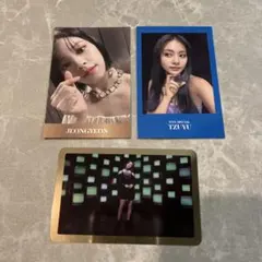 【トレカ】twice ツウィ・ジョンヨン・ジヒョ三枚セット