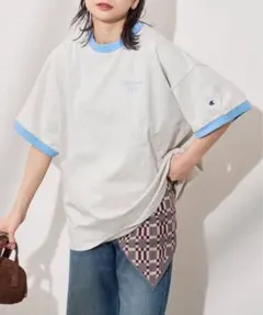 別注 チャンピオン 16/1 Jersey Ringer TEE サイズXSのサムネイル