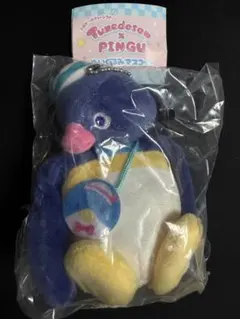 タキシードサム×ピングー ぬいぐるみマスコット おすわりピングー