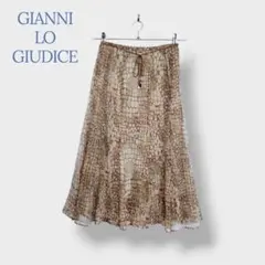 ＊GIANNI LO GIUDICE＊ サイズ36 スカート ロング丈 シルクのサムネイル