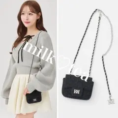 新品未開封 ダーリッチ LUCKY BAG 2026 ラメツイードミニポシェット