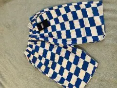 専用BREEZE 半ズボン 150cm 青と白の格子柄シェフパンツブリーズ