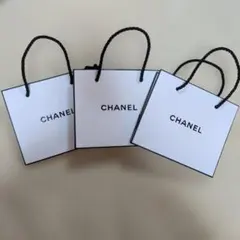 CHANEL ショッパー 3点セット 白　小サイズ