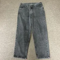 Cheers グレー ストレートデニム