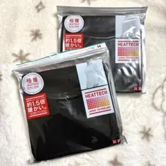 【未使用】ユニクロ　ヒートテック　エクストラウォーム　極暖　クルーネック　黒　②