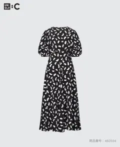 UNIQLO:C バルーンスリーブワンピース BLACK ユニクロC