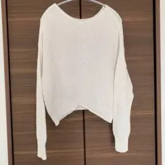 La boutique BonBon ストローヤーン片畦２WAYニット サイズFのサムネイル