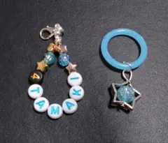 アイナナ　ハンドメイド　チャーム　アンブレラマーカー　セット　四葉環