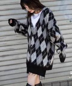 モヘアカーディガン カーディガン