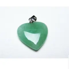 極品天然AAAインド翡翠ハートペンダント[T328-1329]
