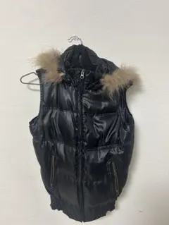 ダウンベスト ファー