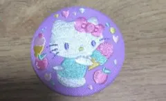 サンリオ ハローキティ 刺繍缶バッジ