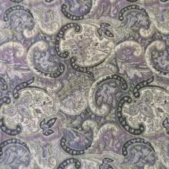ペーズリー柄 綿プリント生地　　古布ＵSAコットン　30×80cm【1】