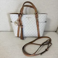 【極美品】マイケルコース 30T0GNXT0B VANILLA/ACORN