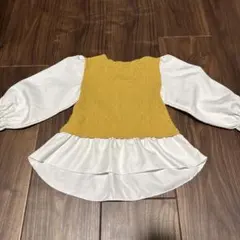 100㎝　長袖ブラウス