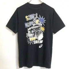 asics 半袖Tシャツ（160）キッズ　バスケットボール　黒　a4087