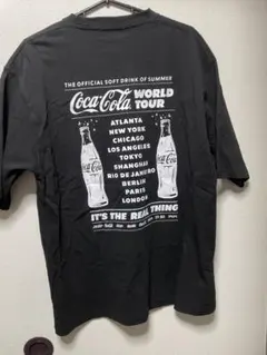 Coca-Cola ワールドツアー Tシャツ ブラック