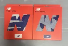 【新品・未使用】ニューバランス フェイスタオル 2枚セットのサムネイル