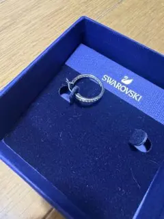 SWAROVSKI フープピアス 片耳のみ