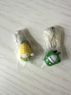 サンリオキャラクターズ　ベジタブルビスケットチャーム　シナモロール　ポチャッコ