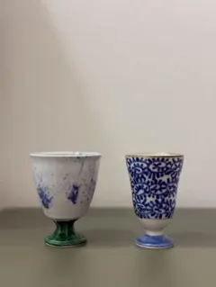 ゴブレット 2点セット 陶器