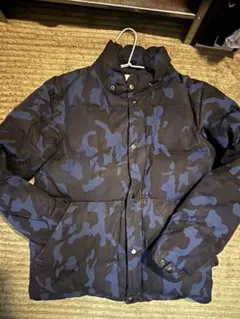 INHERIT 迷彩柄 ダウンジャケット