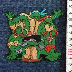 タートルズ★集合★マンホール★ワッペン★アイロン★アメキャラ