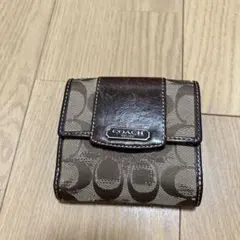 COACH 二つ折り財布 モノグラム柄