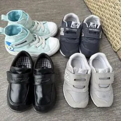 キッズスニーカー 4足セット New Balance その他、15-16cm