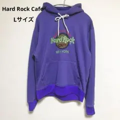 【美品】Hard Rock Cafe パープルパーカー　Lサイズ　USA