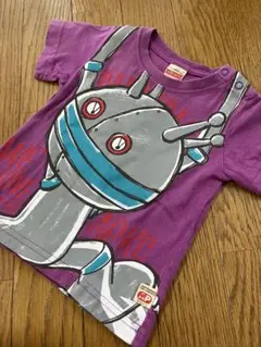 ダダンダンプリント Tシャツ紫のサムネイル