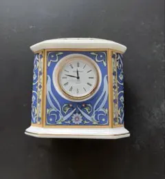 【ジャンク品】WEDGWOOD ブルーエレファント デスククロック 置時計